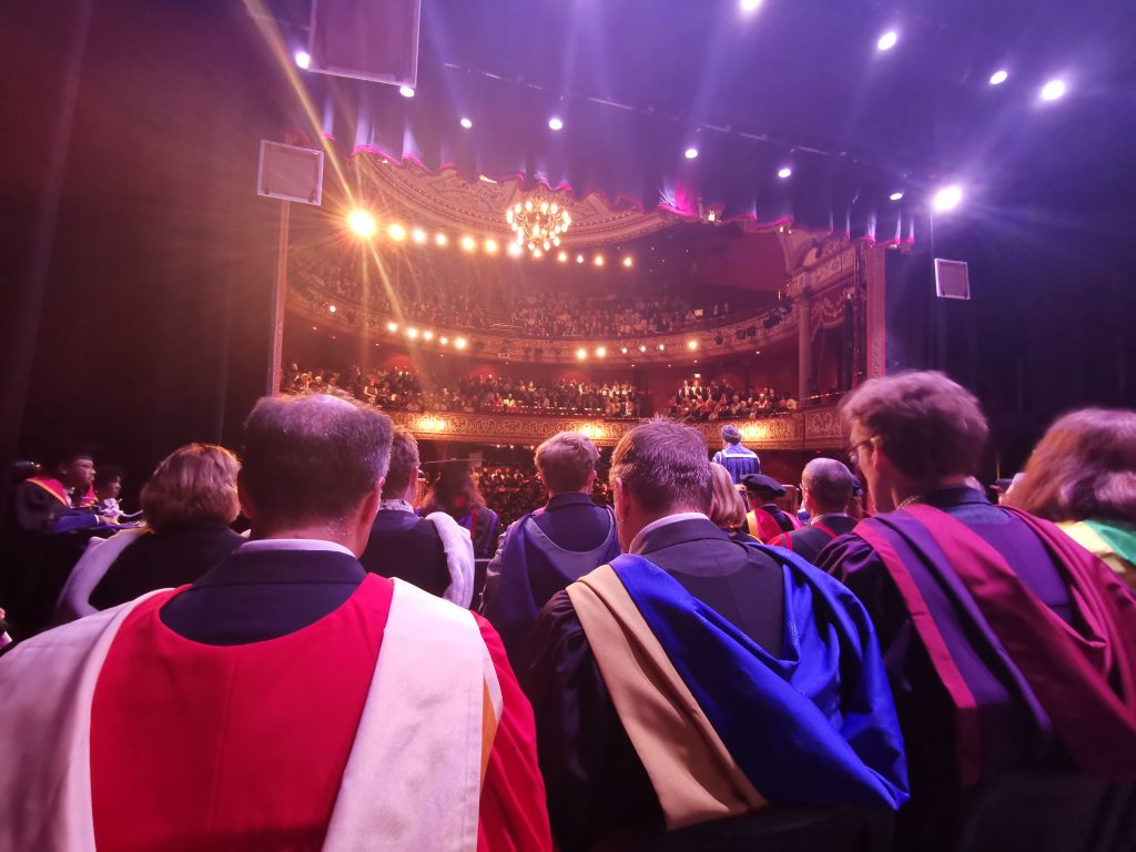Graduation ceremony for Wolverhampton School of Art held at the Grand Theatre